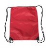 Red Nylon Drawstring Backsacks